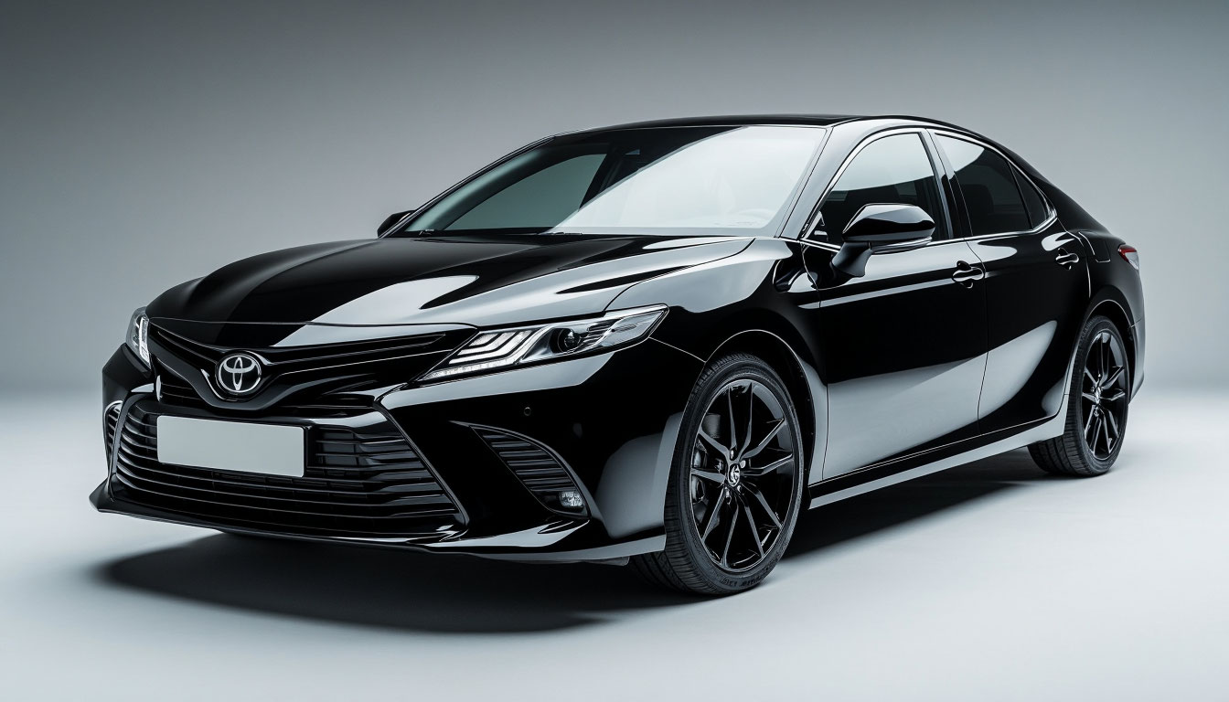 убираем вмятины на тойоте