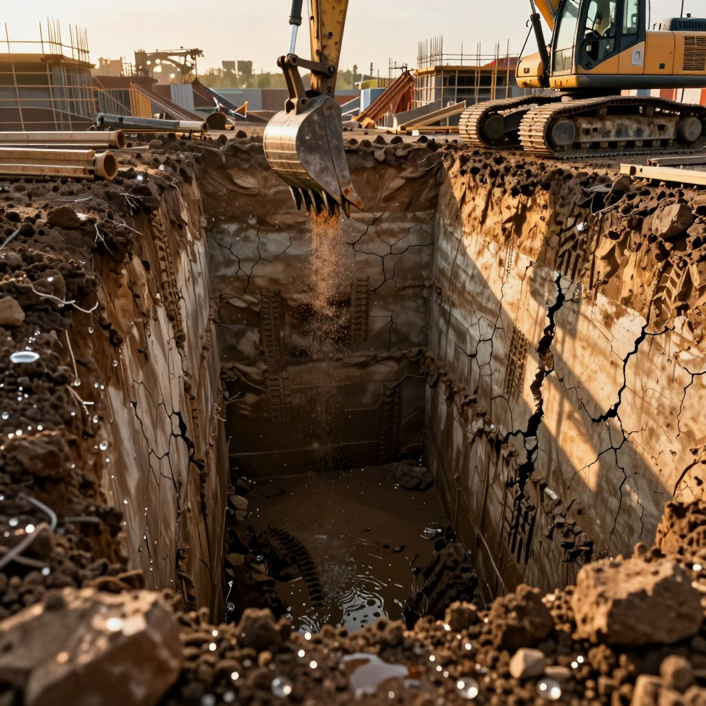 котлован и спецтехника